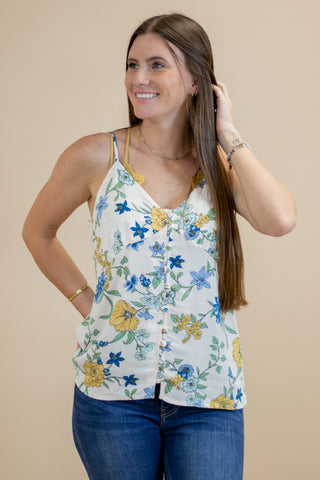 All The Love Floral Tank