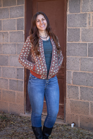 Flower Bomber Jacket