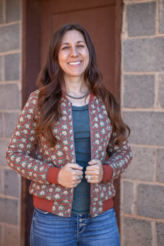 Flower Bomber Jacket