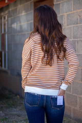 I Get How You Think Striped Top