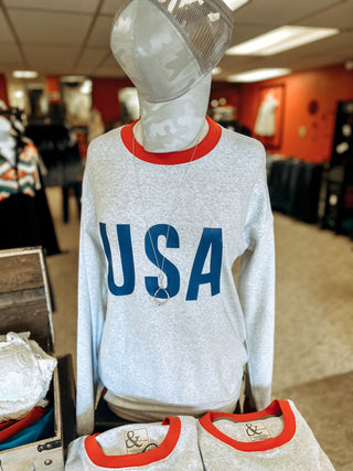 USA University Pullover Sweatshirt