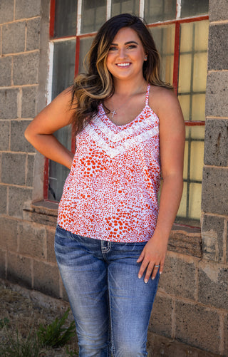 Believe In Me Floral Tank