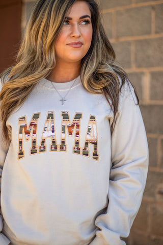 Mama Aztec Pullover