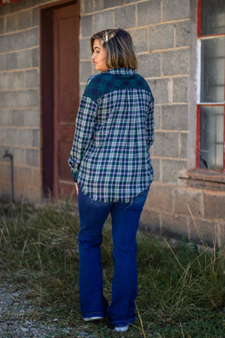 Mixed Emotions Plaid Top