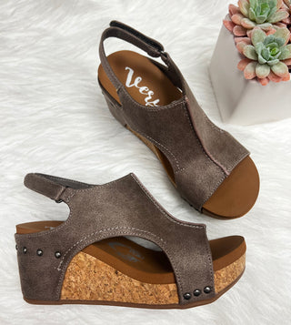 Liberty Wedge- Taupe