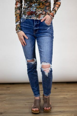 Journey Distressed Skinny Jean