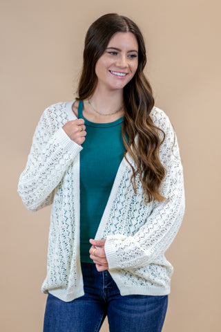 Just The Thing Crochet Cardigan