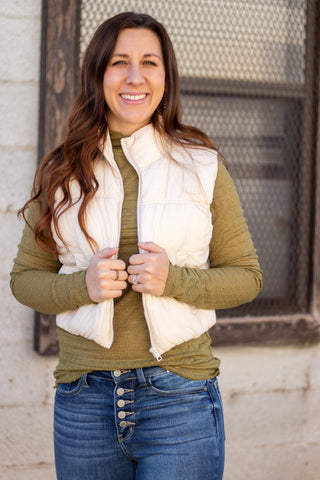 Smooth Moves Vest- Cream