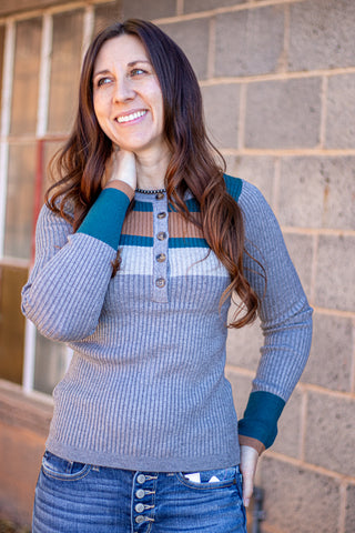 The Syd Color Block Top