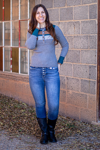 The Syd Color Block Top