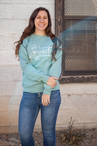 Weary World Rejoices Pullover