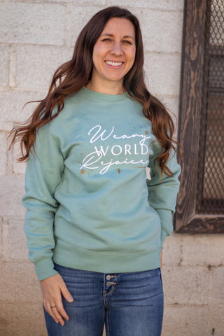 Weary World Rejoices Pullover