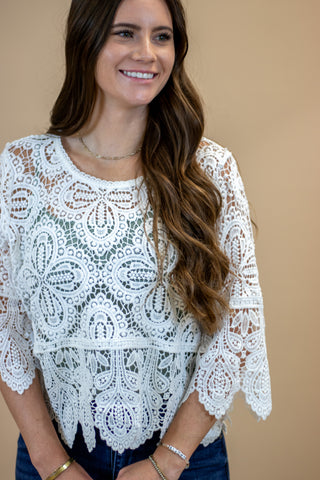 With Love Crochet Top