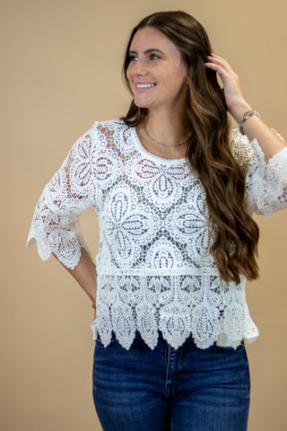 With Love Crochet Top