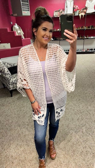 Tame My Love Crochet Cardigan