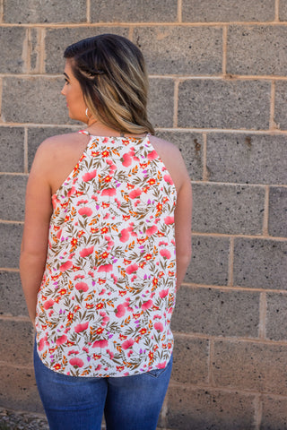 Refuse To Give Up Floral Tank