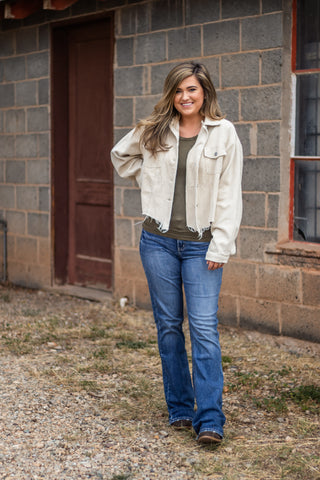 Ellis Corduroy Jacket- Oatmeal