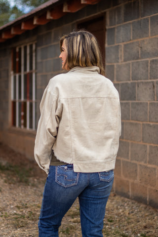 Ellis Corduroy Jacket- Oatmeal